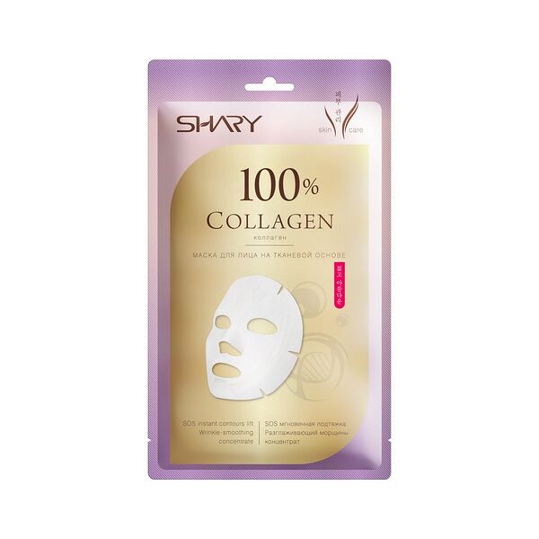 Маска Shary для лица , на тканевой основе 