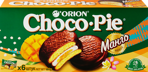 Печенье Orion Choco Pie Mango 180 г