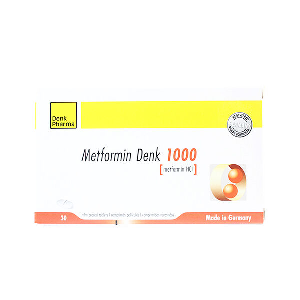 Метформин Денк DHT 1000мг N30