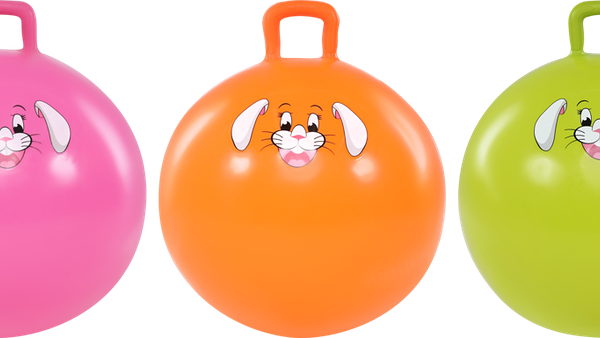 Мяч гимнастический с ручкой ACTIWELL d=55см, с насосом, Арт. IR97401C