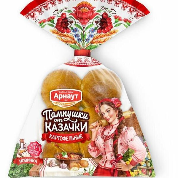 Пампушки Арнаут От казачки картофельные с чесночным маслом