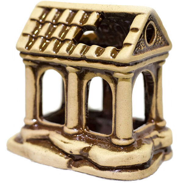 Декор для аквариумов Домик, 8х9х6 см