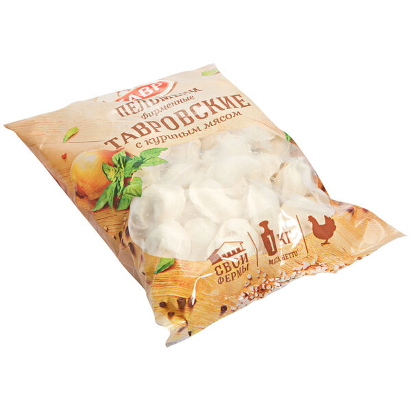 Пельмени Тавр Тавровские фирменные с куриным мясом