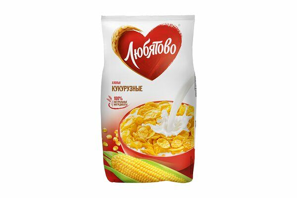 Хлопья Любятово Кукурузные
