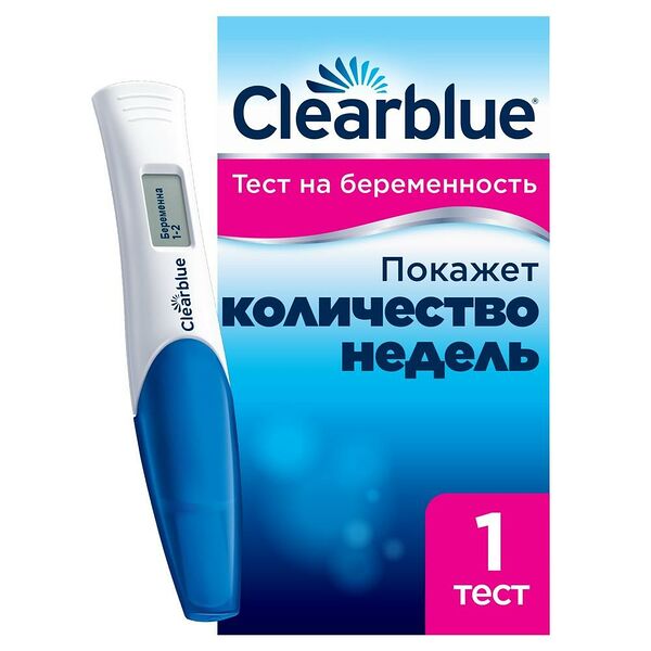 Clearblue Тест на беременность с индикатором срока 1 шт