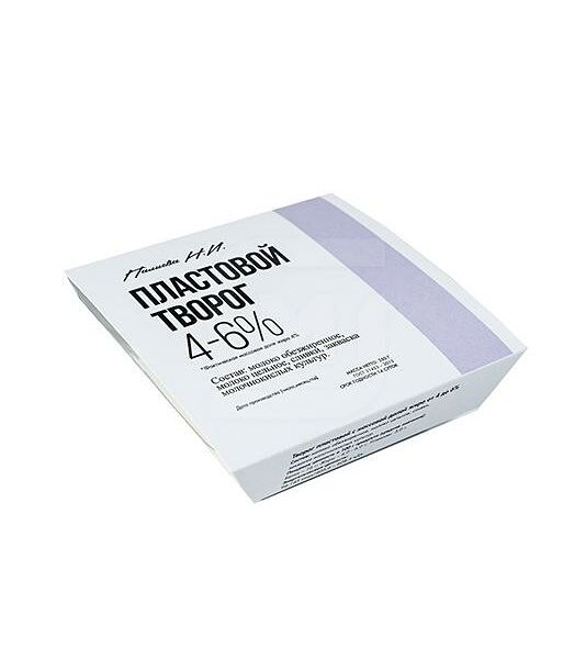 Творог Палиева пластовой 4-6%