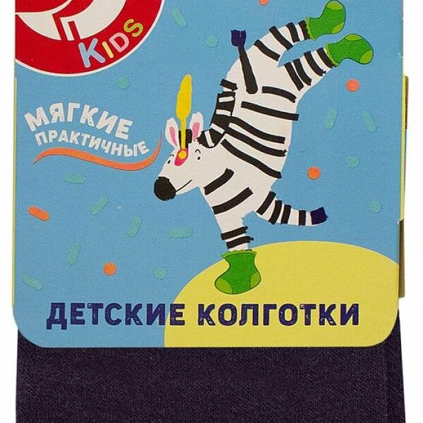 Колготки детские АШАН Красная птица темно-синие, р.140/146