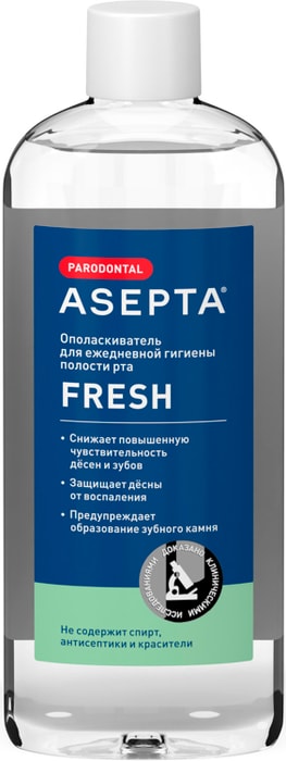 

Ополаскиватель для полости рта Асепта Parodontal Fresh 250 мл