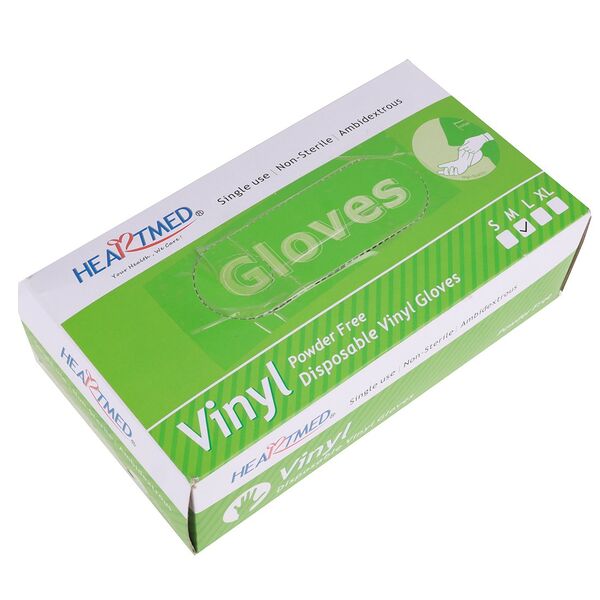 Перчатки виниловые, 50 пар, размер M