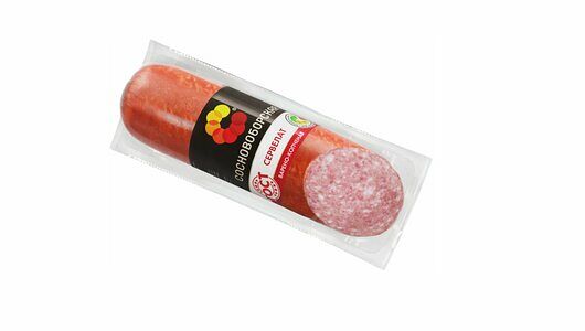 Колбаса варено-копченая Сосновоборская Сервелат