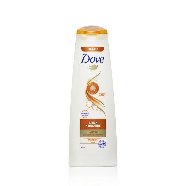 Шампунь Dove Nutritive Solutions Блеск и питание для тусклых сухих волос