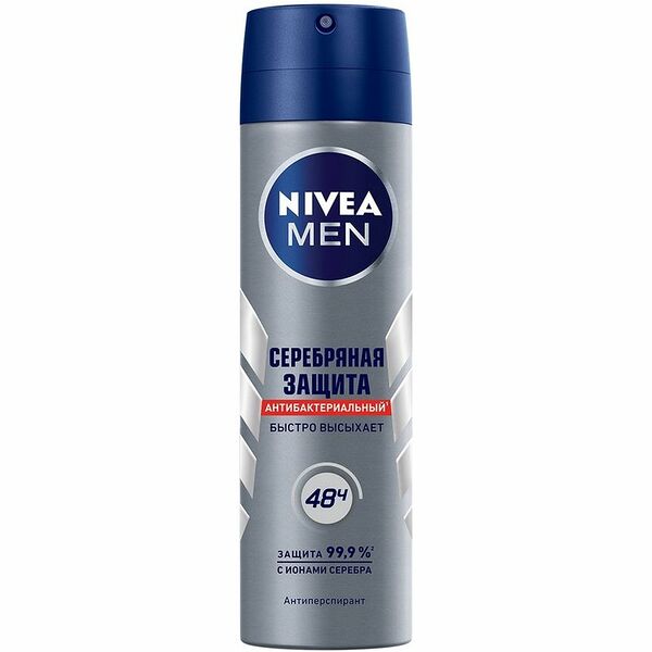 Антиперспирант Nivea Men Серебряная защита