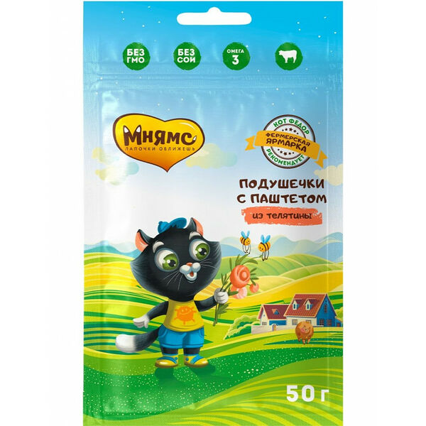 Лакомство для котят Мнямс Кот Федор 