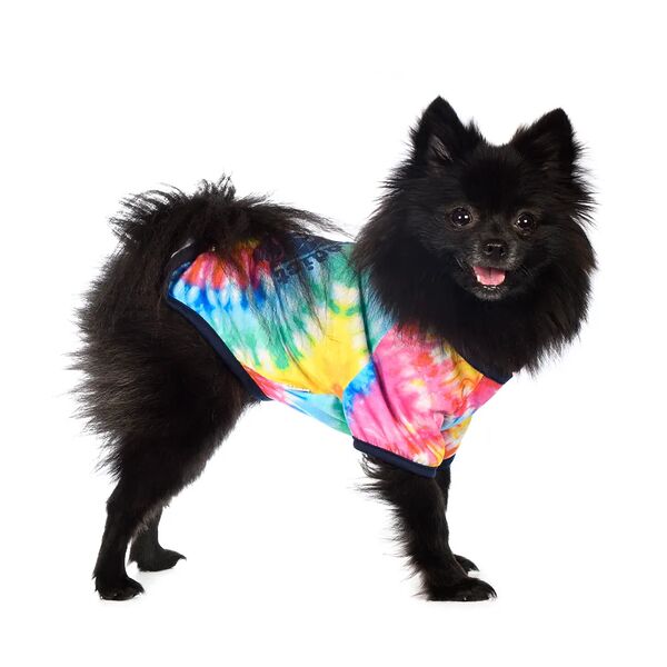 Футболка для собак Beach S голубой (унисекс)