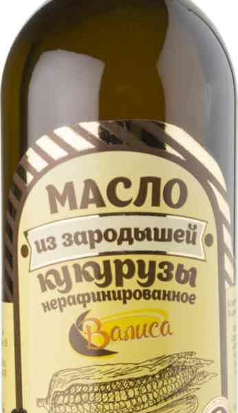 Масло кукурузное Валиса нерафинированное первый холодный отжим