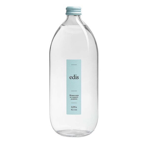 Вода минеральная Edis горная родниковая негазированная 0.95 л, Южная Осетия