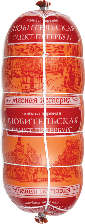 

Колбаса вареная Мясная история Санкт-Петербург со шпиком