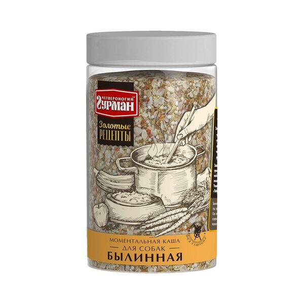 Каша для собак ЧЕТВЕРОНОГИЙ ГУРМАН Золотые Рецепты. Былинная