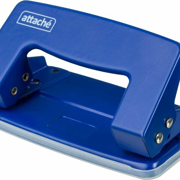 Дырокол ATTACHE 6304 до 10л., металл., синий