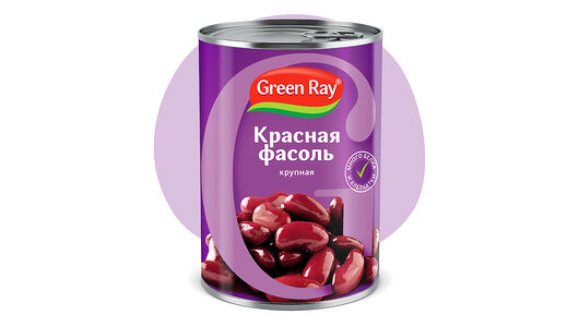 Фасоль красная Green Ray отборных сортов