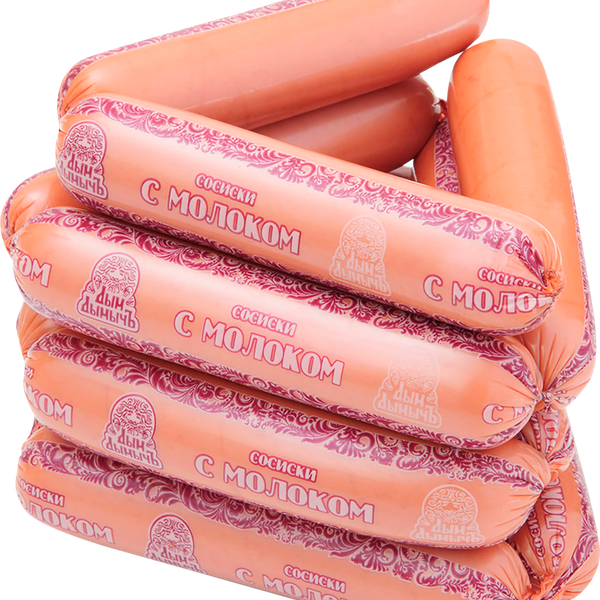 Сосиски ДЫМ ДЫМЫЧ с молоком вес до 1.2 кг