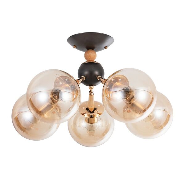 Люстра ARTE LAMP Boston, E27, 40 Вт, металл, черный