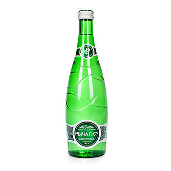 Вода минеральная лечебно-столовая газированная стекло ТМ Рычал-Су