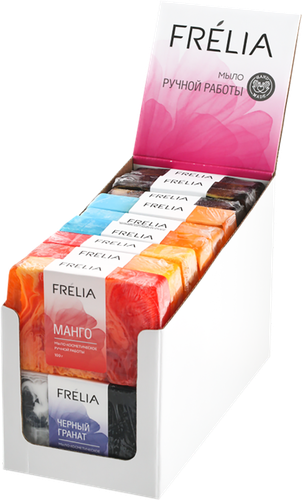 

Туалетное мыло FRELIA косметическое ручной работы, в ассортименте