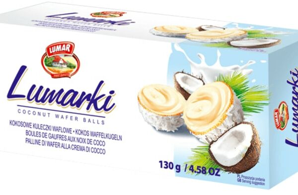 Шарики Lumar Вафельные Lumarki с кокосовой начинкой 120г