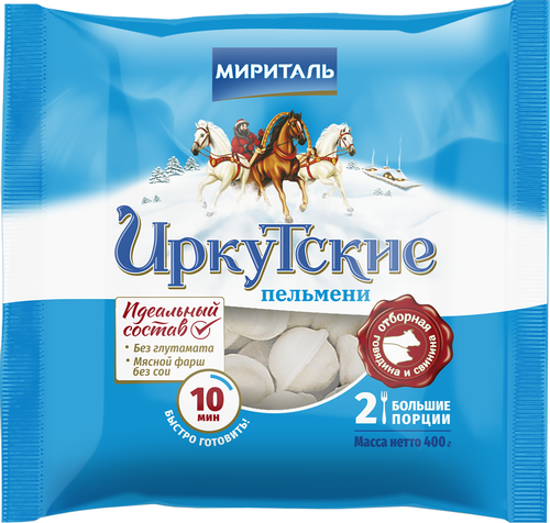 

Пельмени Мириталь Иркутские, 400 г