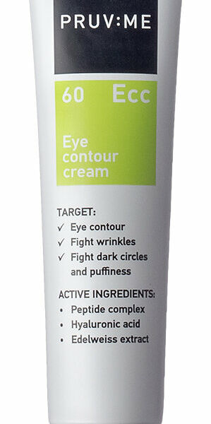 PRUV:ME Ecc 60 Eye-contour cream Крем для глаз с пептидным комплексом против морщин, 15 мл