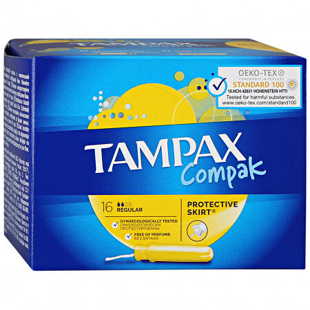 Тампоны Tampax Compak Regular 16 шт