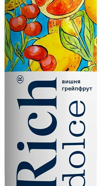 Напиток сокосодержащий Rich Dolce вишня-грейпфрут газированный 330мл