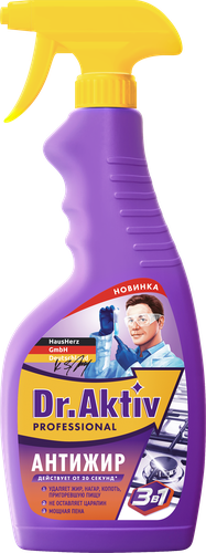 

Средство Dr.Aktiv чистящее для удаления жира нагара и копоти 500 мл