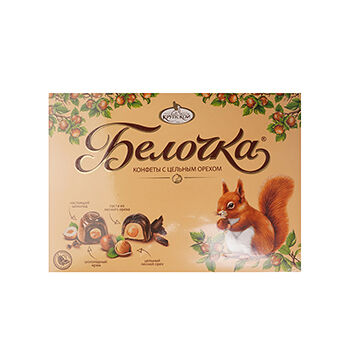 Набор конфет Ф.КРУПСКОЙ Белочка с цельным фундуком