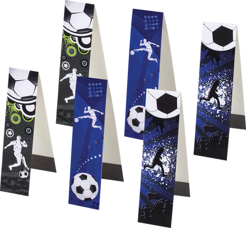 

Закладки Юнландия Футбол с магнитом 6 шт.