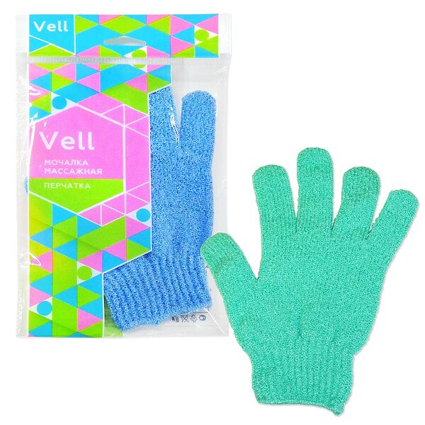 Мочалка-перчатка ANTELLA массажная 19х13см
