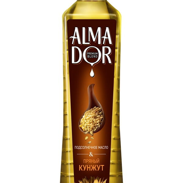 Масло подсолнечное Almador с кунжутом