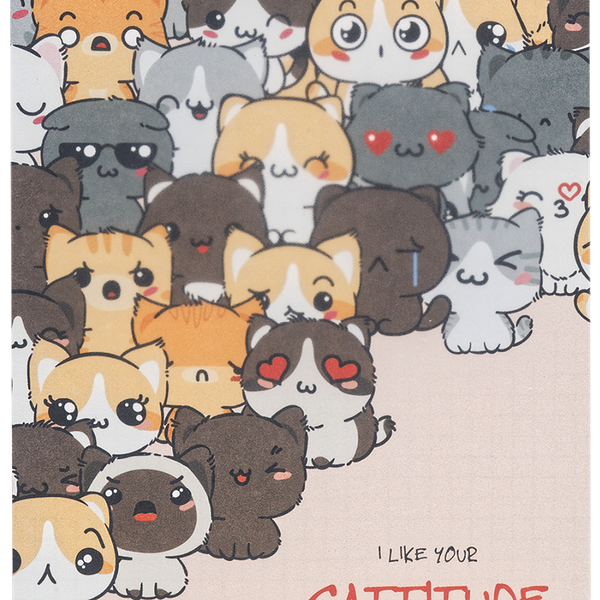 Блокнот MESHU Beary Beary А5, 60 листов, на гребне, в ассортименте