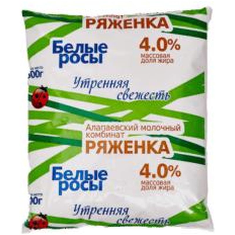 

Ряженка Белые росы 4%