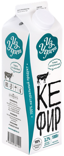 

Кефир Из Углича 3.2% 1 кг