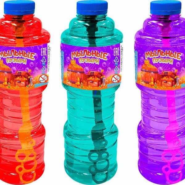 Мыльные пузыри 0.5л в ассортименте 1шт.
