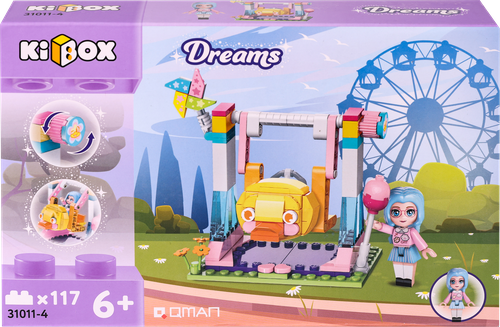 

Конструктор Kibox «Кораблик» 117 шт.