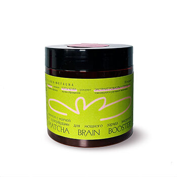 Чай зеленый с суперфудами Flora No Fauna Matcha Brain Booster 100г, Россия