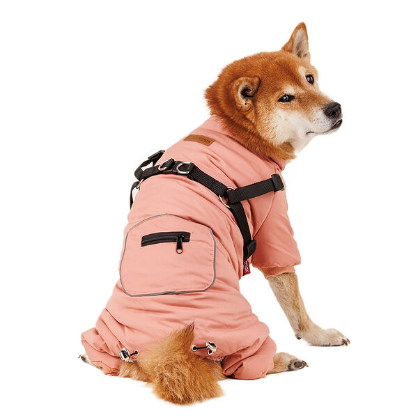 Комбинезон со шлейкой для собак 2XL ржавый (девочка)