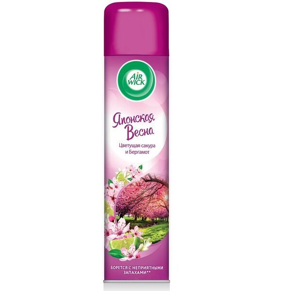 Освежитель воздуха AIR WICK Японская весна (Цветущая сакура и Бергамот)