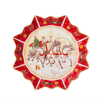 

Блюдо Lefard тройка красное 26 х 4 см