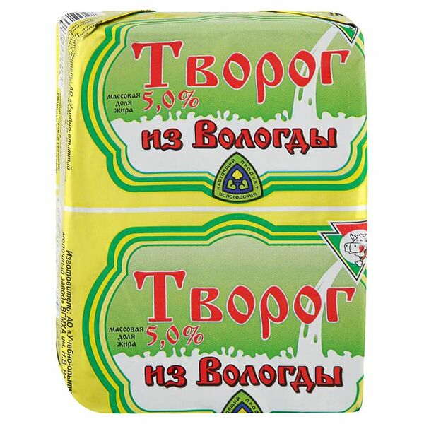 Творог из Вологды 5%  220 г