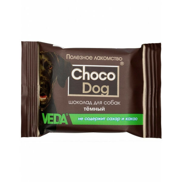 Veda Choco Dog шоколад темный для собак 15 г