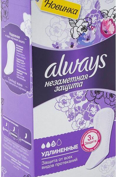 Прокладки Always Extra Protect Удлиненные ежедневные 16шт
